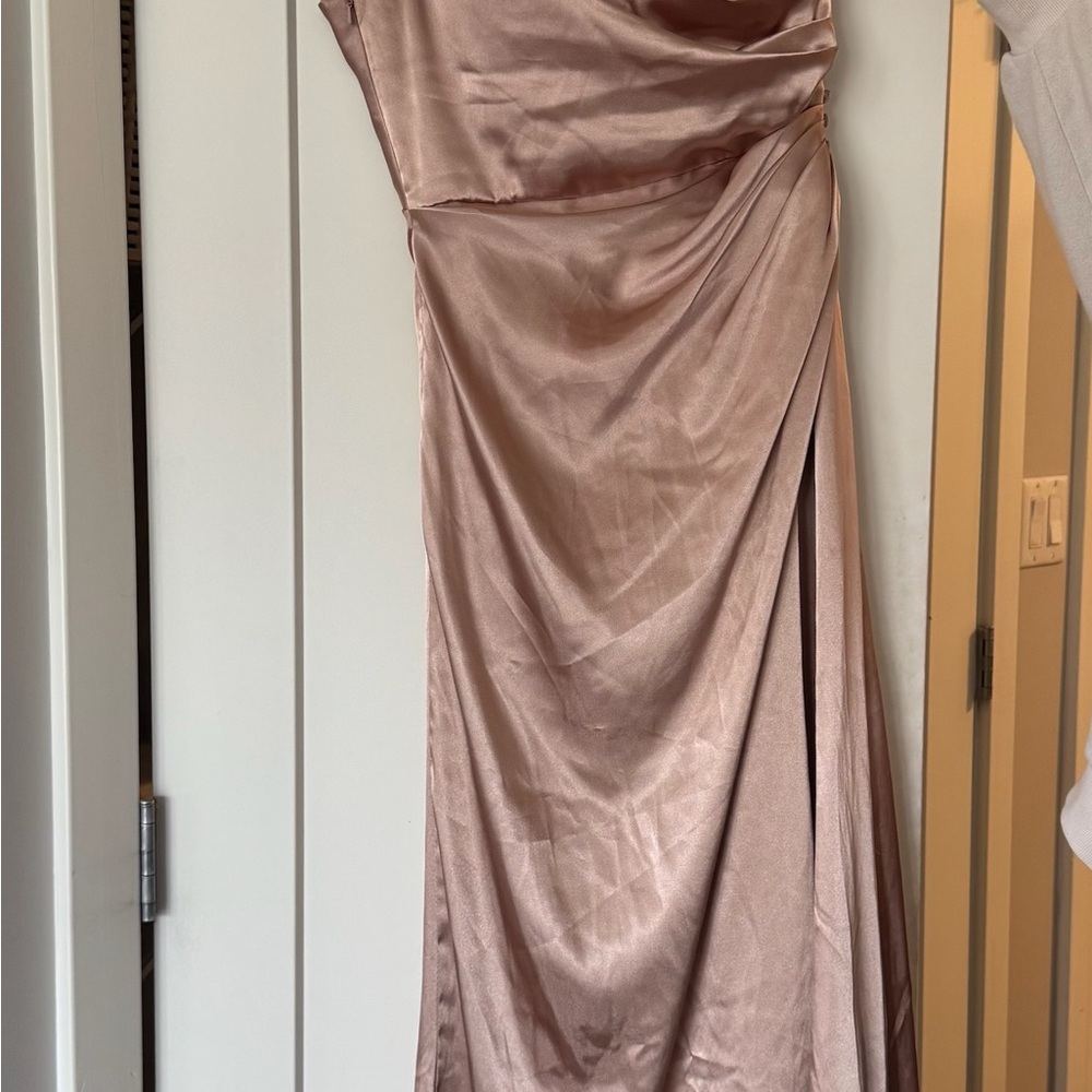 Elegant Satin Evening Gown